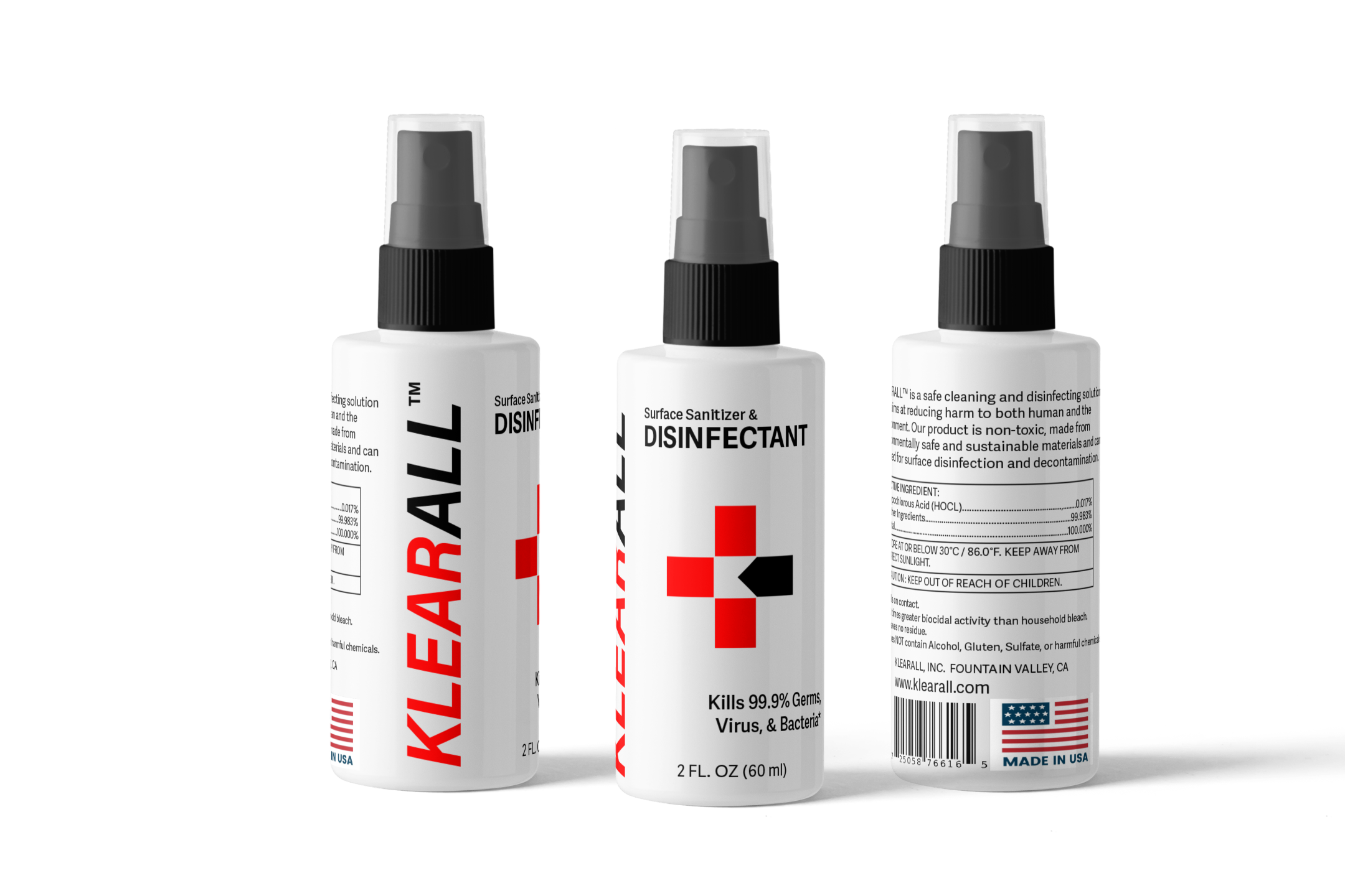 Klearall Surface Sanitizer And Disinfectant